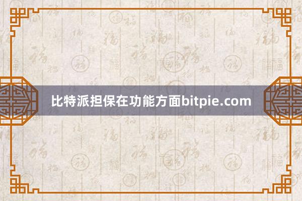 比特派担保在功能方面bitpie.com