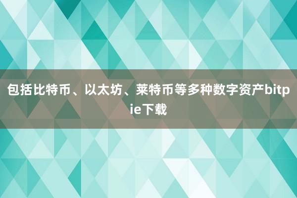 包括比特币、以太坊、莱特币等多种数字资产bitpie下载