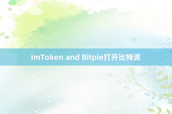 imToken and Bitpie打开比特派