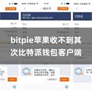 bitpie苹果收不到其次比特派钱包客户端